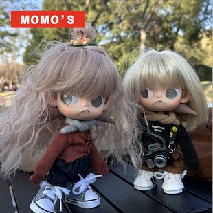 MOMOS娃衣zsiga嘎子姐1/8娃衣套装可爱卡通玩偶娃衣假发