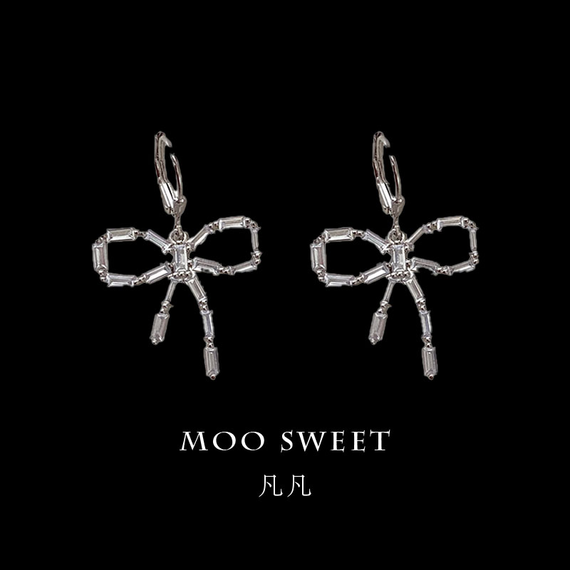 moosweet通体蝴蝶结时尚风耳坠