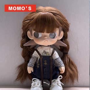 MOMOS嘎子姐zsiga1/8可动人偶假发 潮玩娃衣bjd娃娃假发
