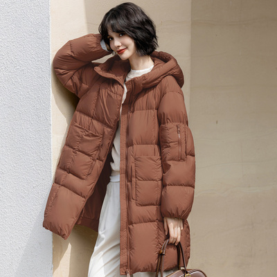 羽绒服女中长款2024新