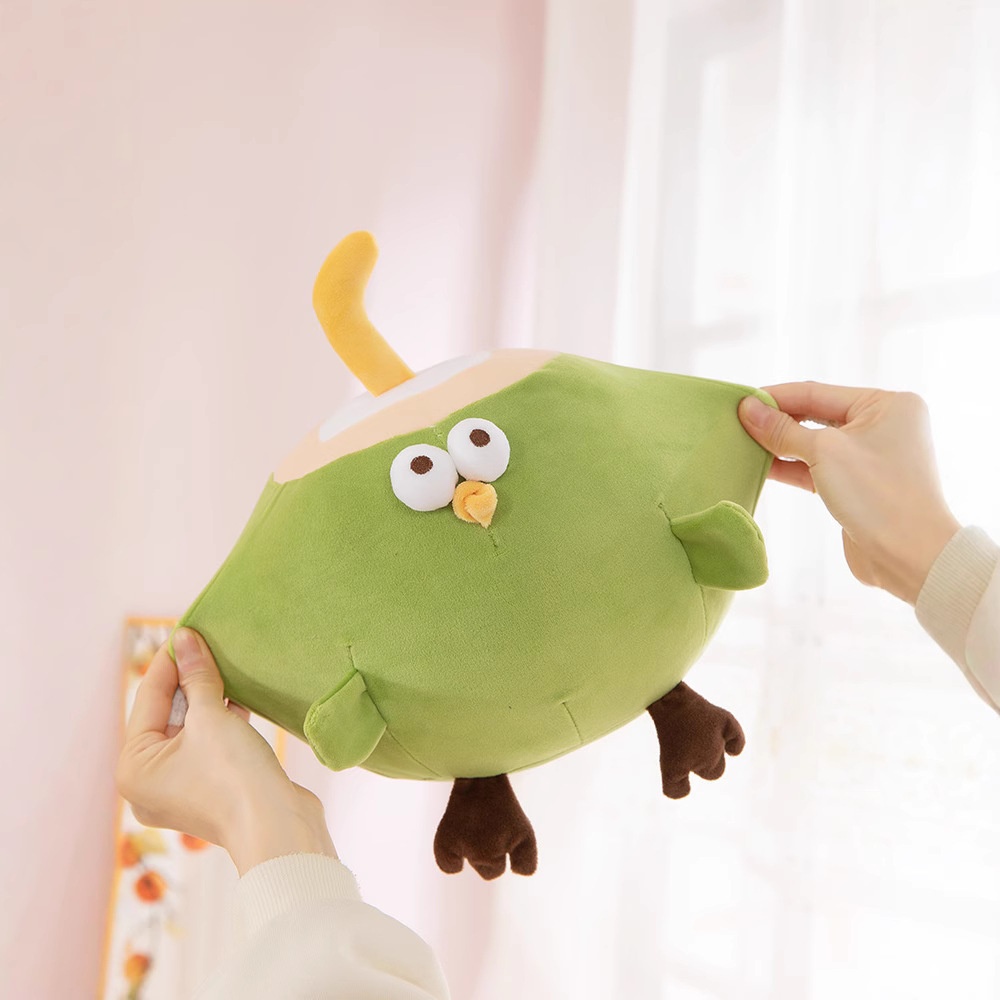 毛绒玩具新款椰子墩墩鸡毛绒公仔超软可爱送小朋友 女朋友 同学生