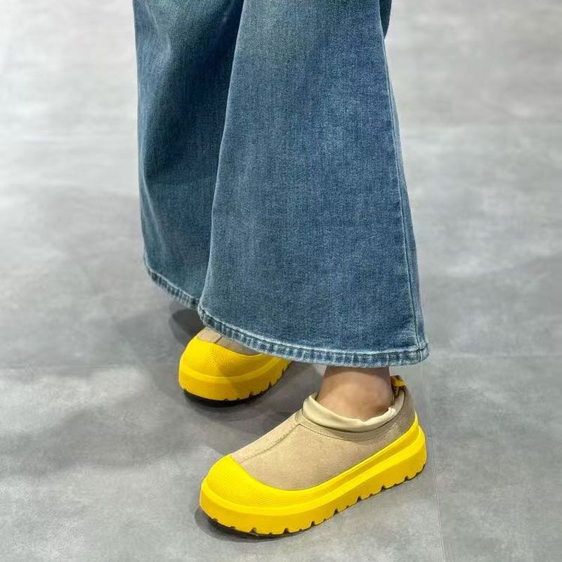 雪地靴男女款冬季新款羊皮毛一体