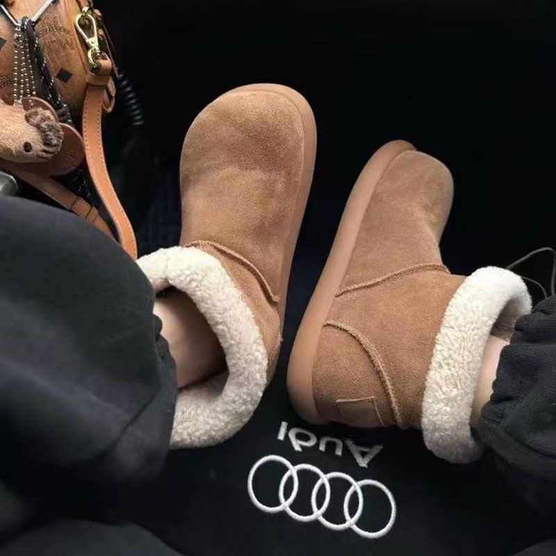 羊皮毛一体雪地靴女冬季新款