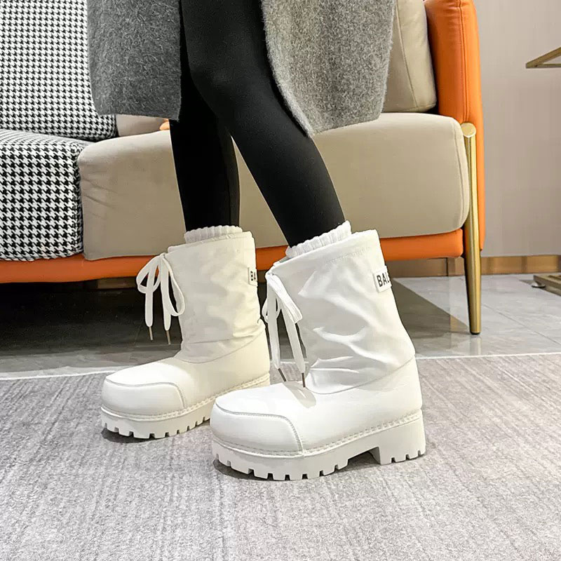 厚底雪地靴女冬季新款防水防滑