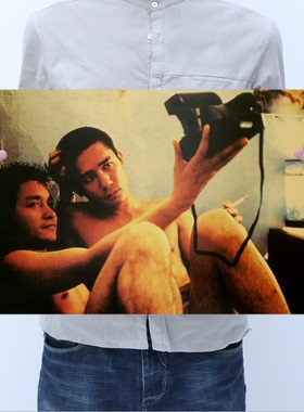 春光乍泄张国荣梁朝伟王家卫电影牛皮纸海报壁纸贴画 宿舍装饰画