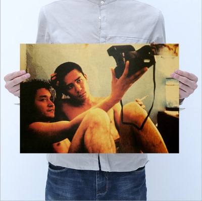 张国荣王家卫电影宿舍牛皮纸海报