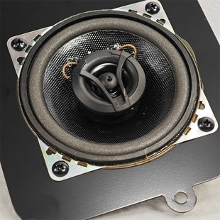 4寸同轴带高音喇叭汽车中置仪表台4欧25w2分频嵌入式 吸顶墙壁多用