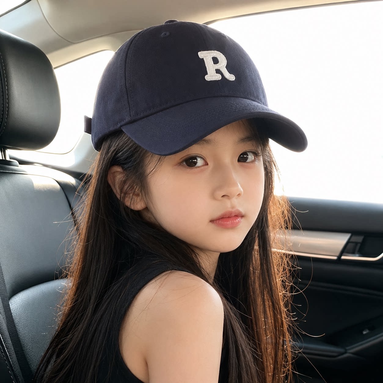 春夏男女童防晒遮阳棒球帽图片