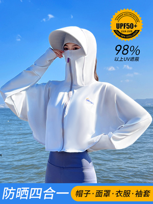 夏天冰丝骑车电动车防晒衣