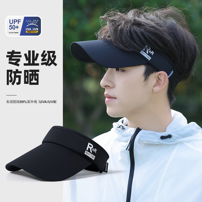 卡兰薇夏天防晒空顶遮阳帽男士图片