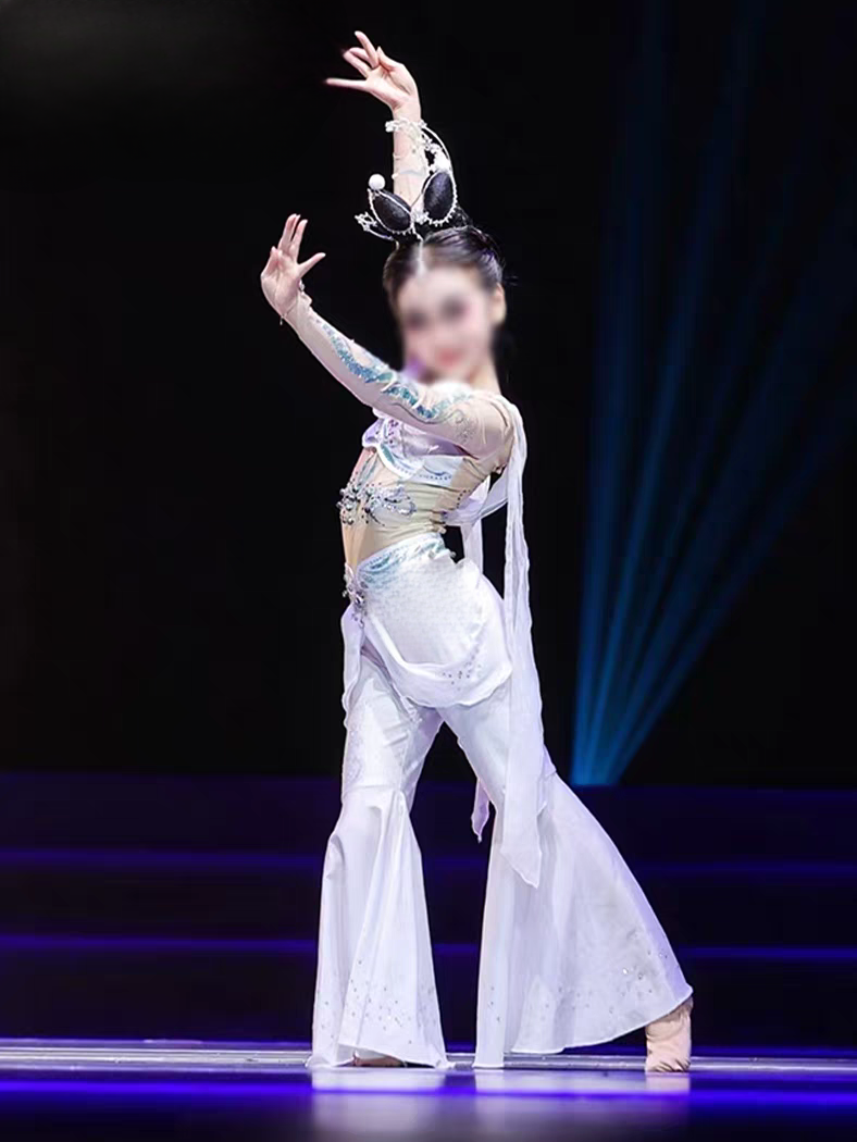 古典舞剧目流光舞蹈服艺考服飞天表演服独舞演出服扇舞捣药仙