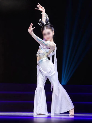 古典舞剧目流光舞蹈服艺考服飞天表演服独舞演出服扇舞捣药仙