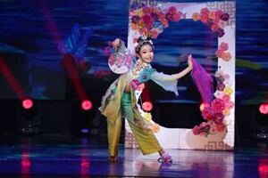 2025扇子舞服花旦扑蝶赋舞台艺考
