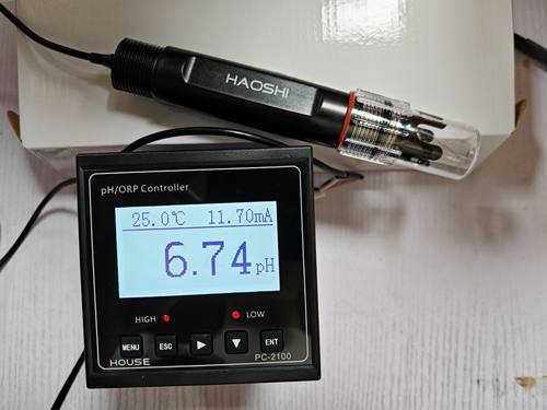 PC-2100型工业在线PH计 PH仪表加5米豪世PH电极 正品保证