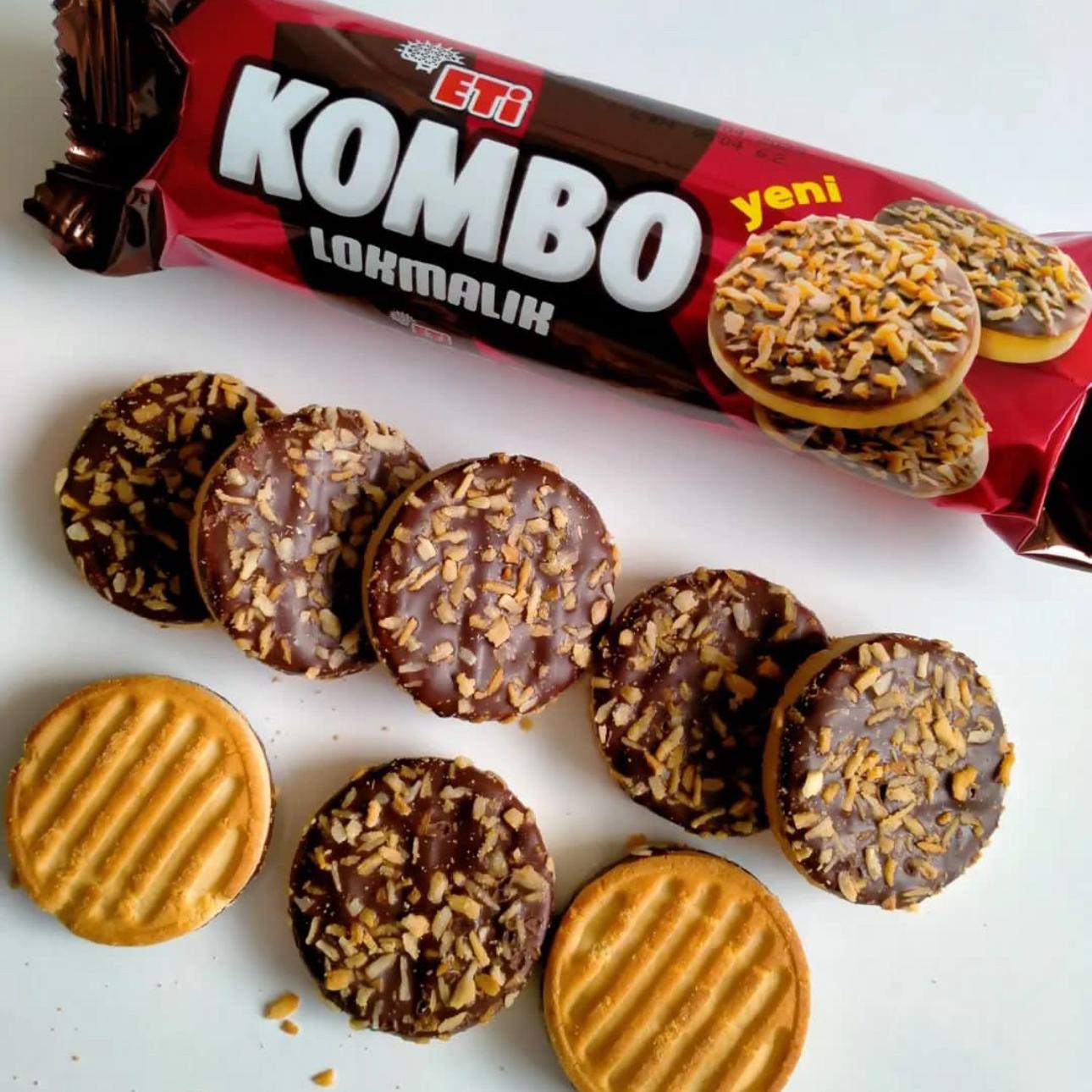 土耳其ETI KOMBO脆米巧克力涂层饼干 84克 休闲零食