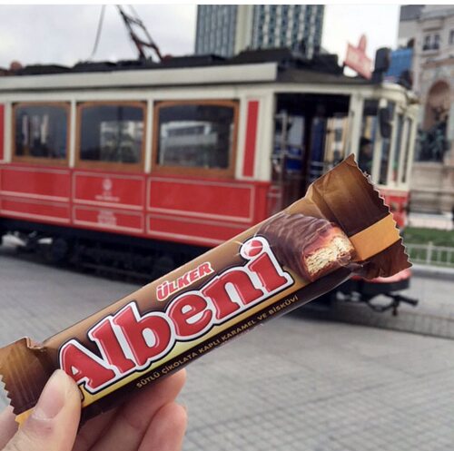 ULKER Albeni mini 土耳其进口优客焦糖巧克力饼干 进口小零食