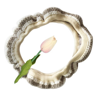 大众丰田四夏季 亚麻棉麻成熟型吸汗防滑汽车方向盘把套夏通用D型