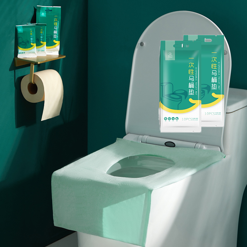 一次性马桶贴有时光无纺布防水垫