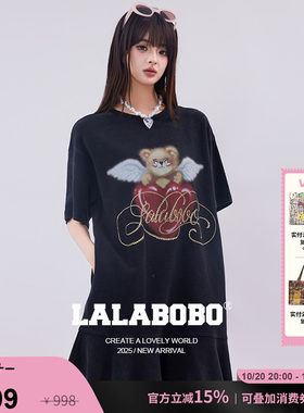 LALABOBO爱心天使熊连衣裙
