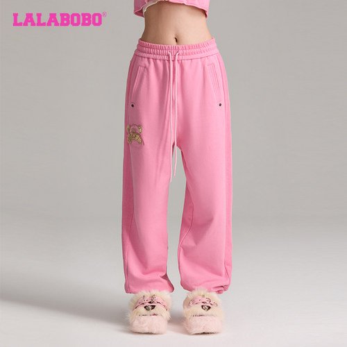 LALABOBO陆翊拉拉波波运动裤