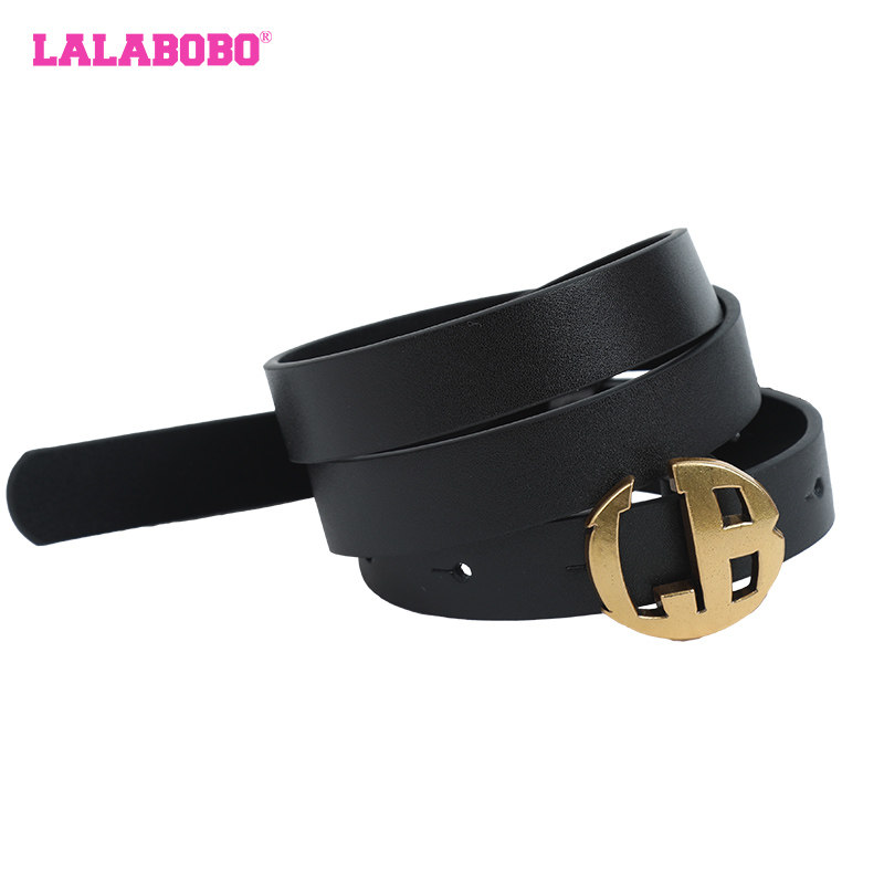 LALABOBO春夏新品款潮流街头美式可爱时尚皮质腰带女|LBCC-WQPY15