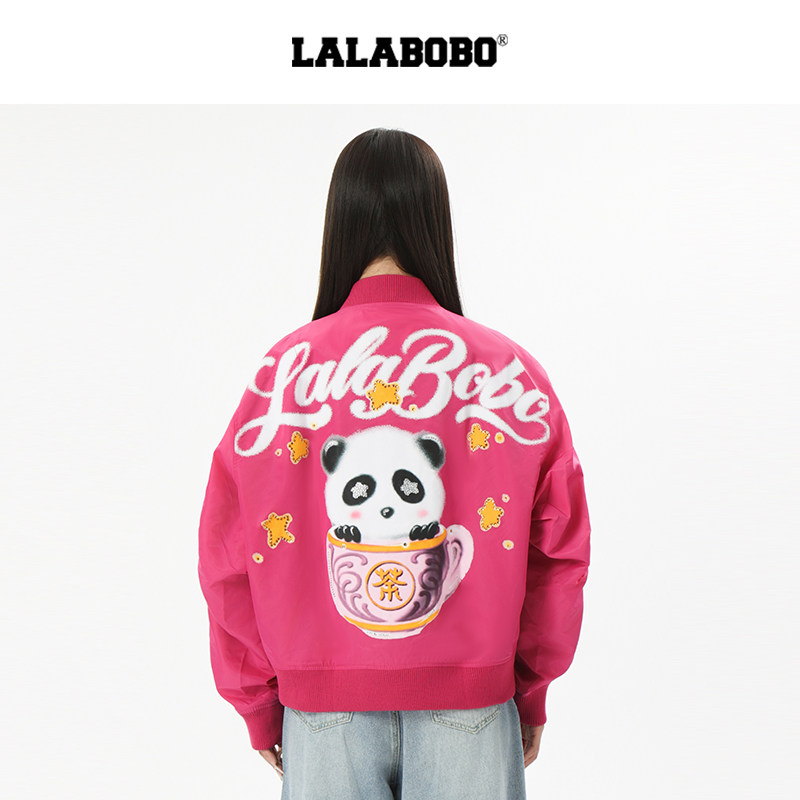 LALABOBO茶杯熊猫夹克