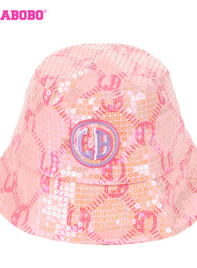 LALABOBO春秋新品款潮流街头可爱风复古老花渔夫帽女|LBBC-WQQT19