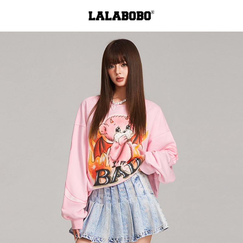 LALABOBO拉拉波波宽松卫衣