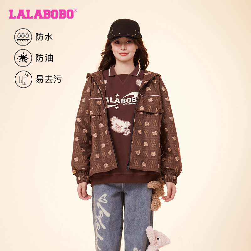 LALABOBO复古休闲夹克外套