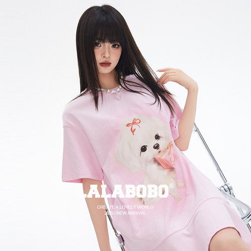 LALABOBO泡芙礼物连衣裙