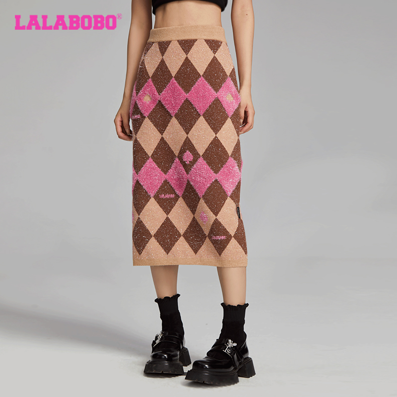 LALABOBO复古小丑毛织套装-下装