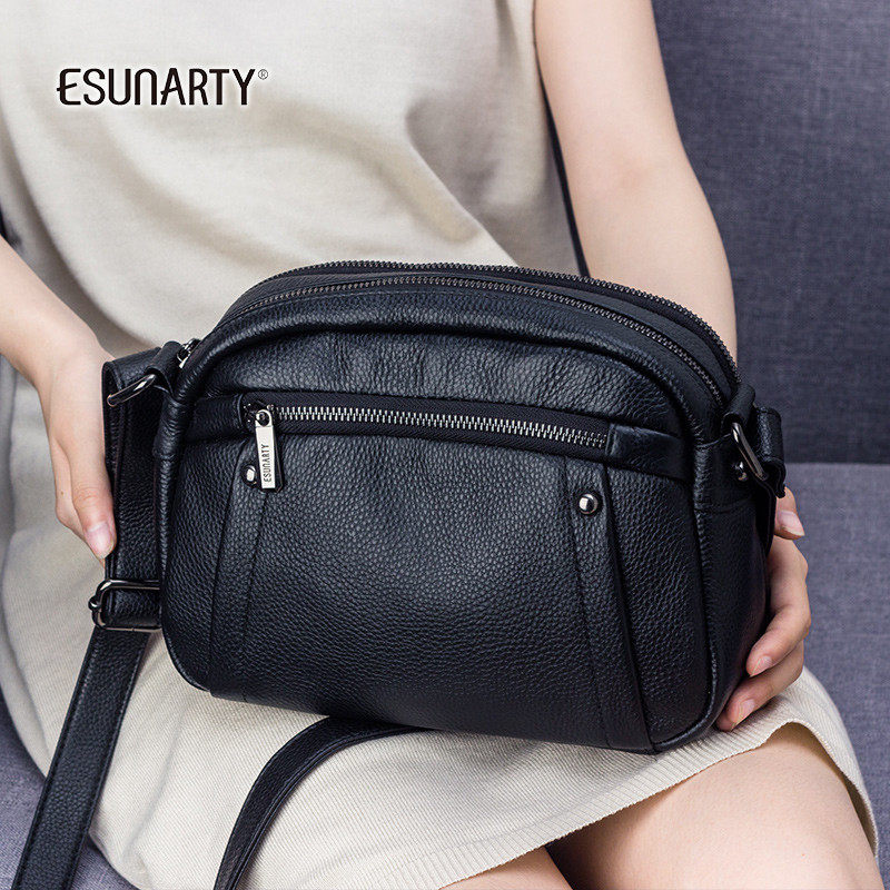 真皮斜挎包女2024新款女士头层牛皮中年妈妈包单肩包软皮小包包