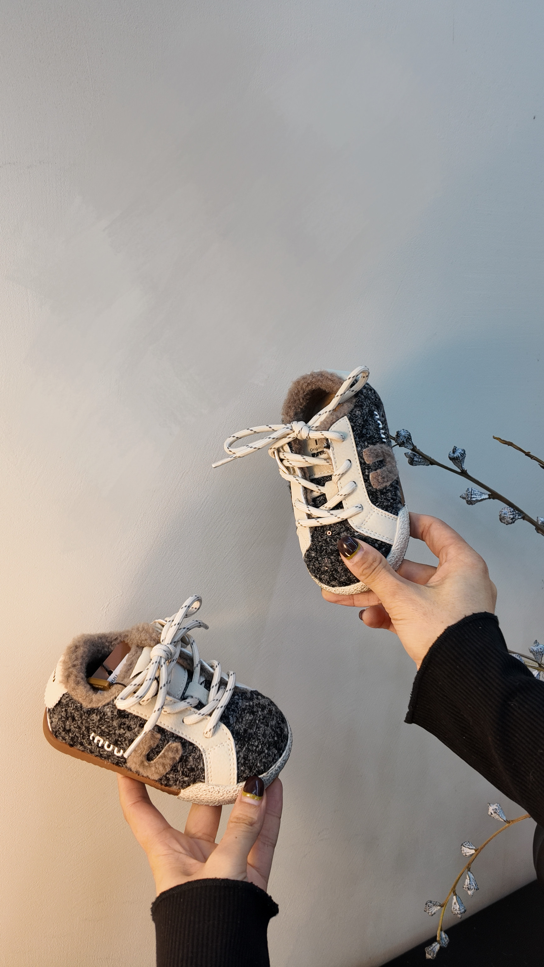 2025秋冬新款inuu二棉运动鞋