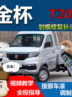 金杯T20S汽车银色补漆笔划痕修复神器自喷漆2020款白色蓝色专用漆