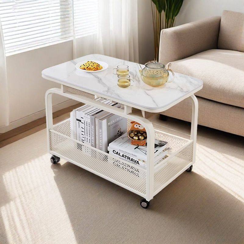 客厅移动沙发边几轻奢高级感岩板小茶几创意小推车极简卧室床边桌,住宅家具,移动边几/推车,淘宝优惠券,粉丝福利购,淘宝优惠卷