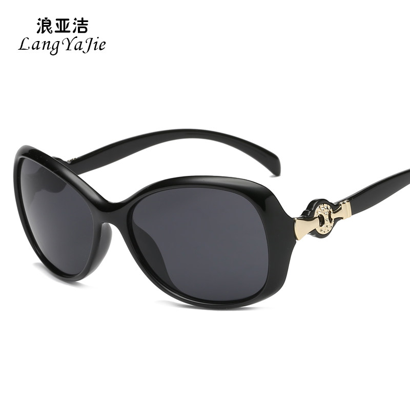 太阳镜女防紫外线2024新款韩版潮优雅时尚明星款复古圆脸女士墨镜