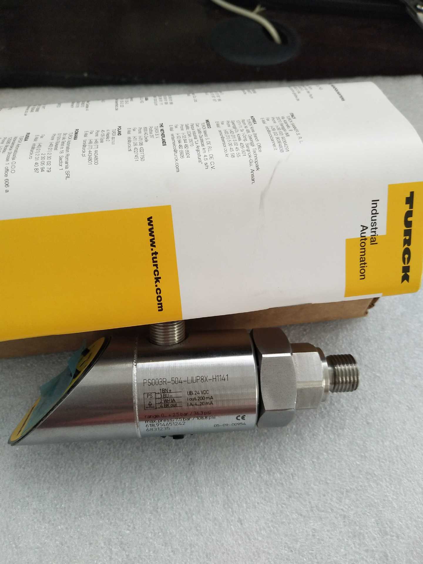 传感器PS003R-504-LIUP8X-H1141 图尔克