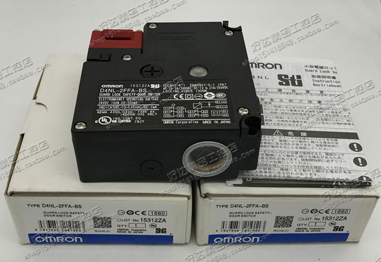 D4NL-2FFA-BS 24VDC 欧姆龙/OMRON 安全门开关 现货全新 质保一年