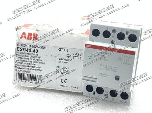 ESB40-40 24VAC/DC  ABB (德国) ESB系列 建筑用接触器 现货正品