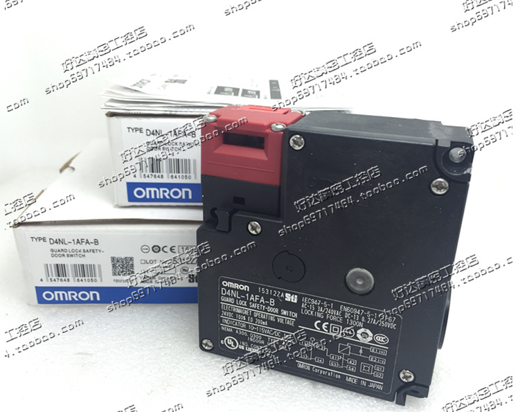 D4NL-1AFA-B/D4NL-2AFA-B/D4NL-4AFA-B 欧姆龙安全开关 现货正品