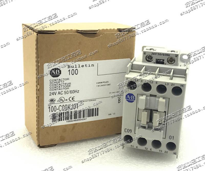 100-C09KJ01 24VAC 原装AB/罗克韦尔接触器 100-C09*01 现货正品