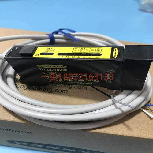 正品美国BANNER邦纳光纤D12E2N6FP现货D12SP6FP D12SP6FV