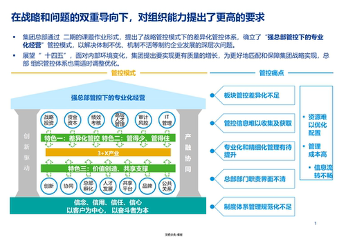 TB《集团组织管控优化方案（可编辑PPT100》关键词：组织管控