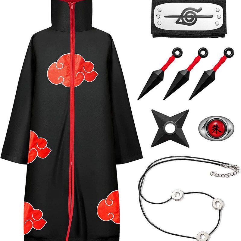 火影晓组织披风万圣节服装斗篷cosplay表演动漫卡通香奈乎cos服装