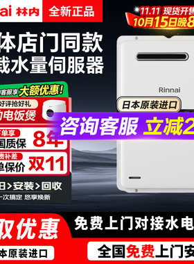 Rinnai/林内进口室外燃气热水器A1620W/A1616W防冻恒温16/20/24升