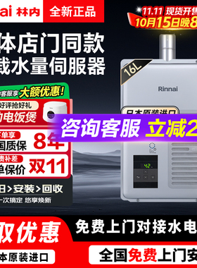 Rinnai/林内热水器日本进口超细气泡恒温燃气REU-UA1620WF(K)-CH