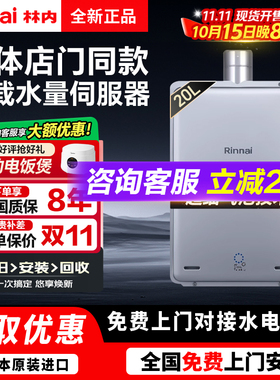 Rinnai/林内 REU-UA2024WF(K)-CH燃气热水器室内细气泡纳米20升