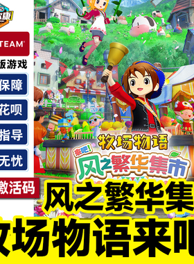 steam 牧场物语 来吧！风之繁华集市 国区激活码CDKey PC正版游戏
