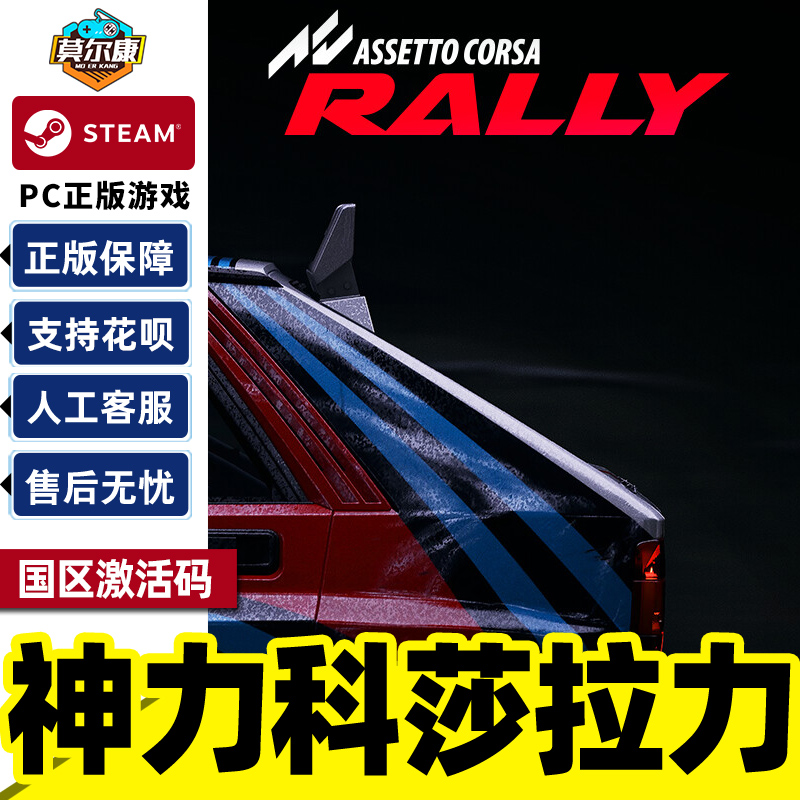 Steam 神力科莎 拉力 Assetto Corsa Rally 国区激活码CDKey PC中文正版游戏