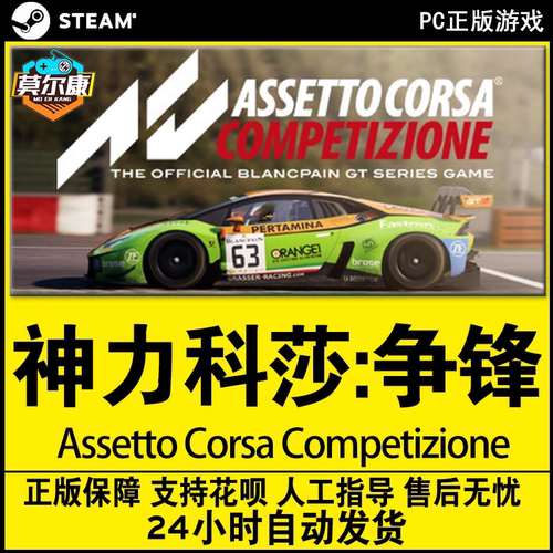 Steam 神力科莎:争锋 竞速 DLC Assetto Corsa 正版游戏中文PC